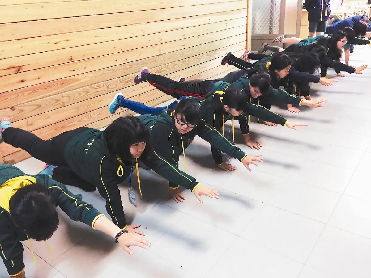 佛光童軍營 熱情無畏寒流