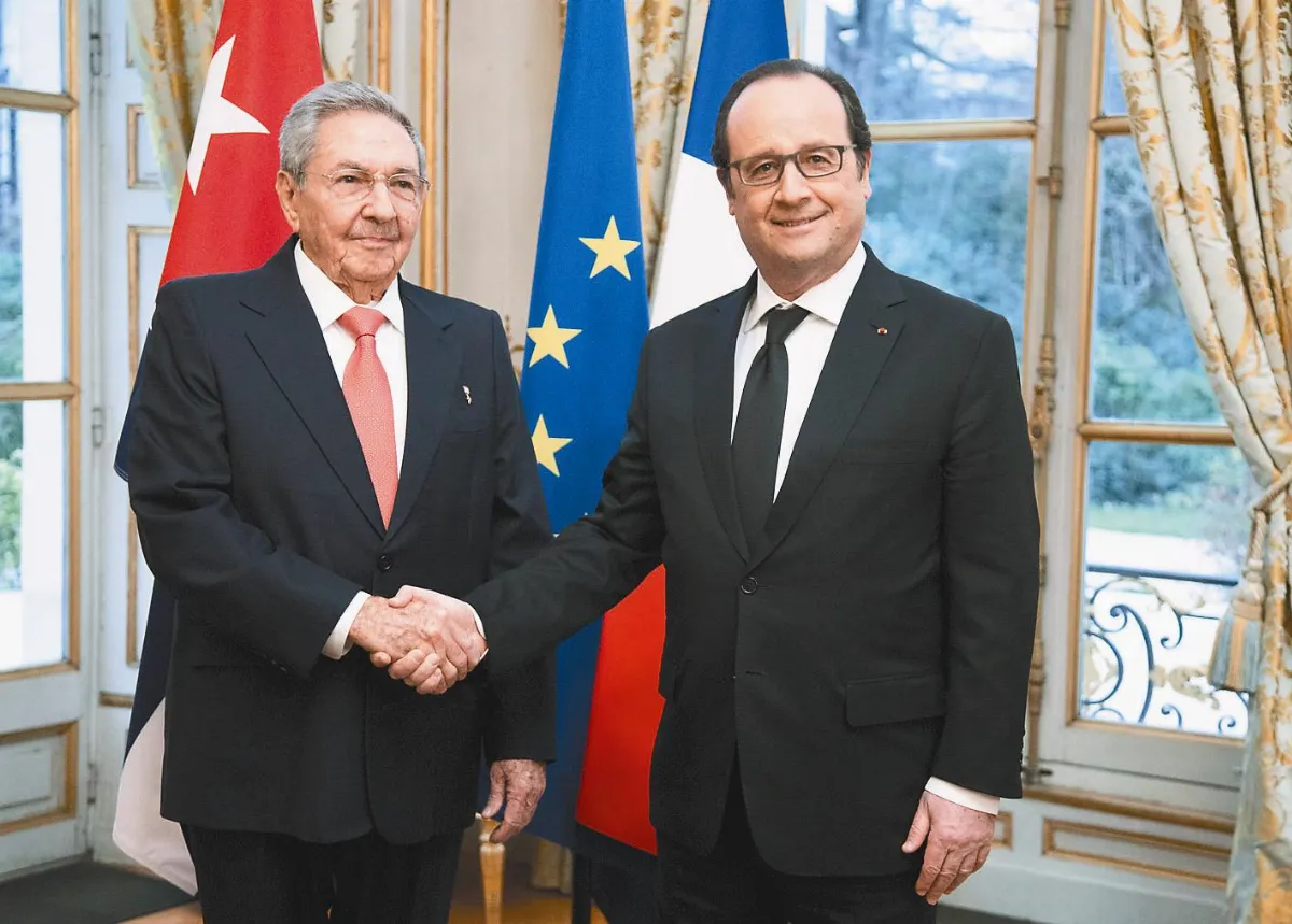 古巴總統訪法國