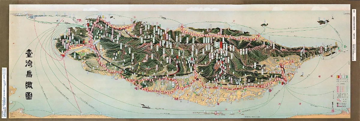 鳥瞰台灣古地圖 國圖展出