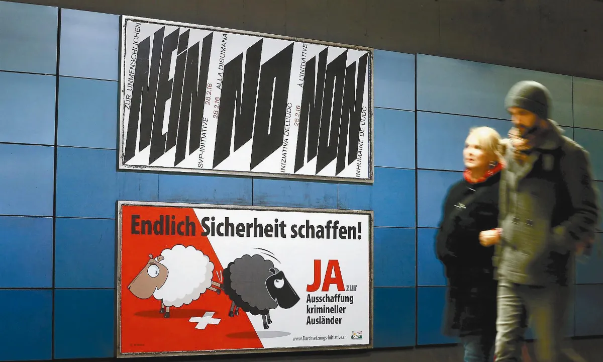 「白羊」踢走「黑羊」？驅逐犯罪外國人 瑞士今公投決定