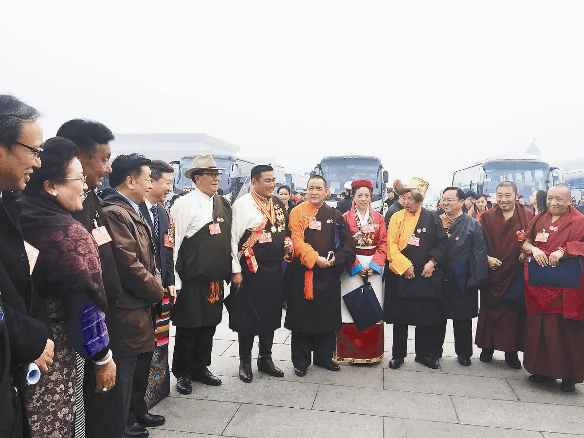 名人政協進場 有如走星光大道