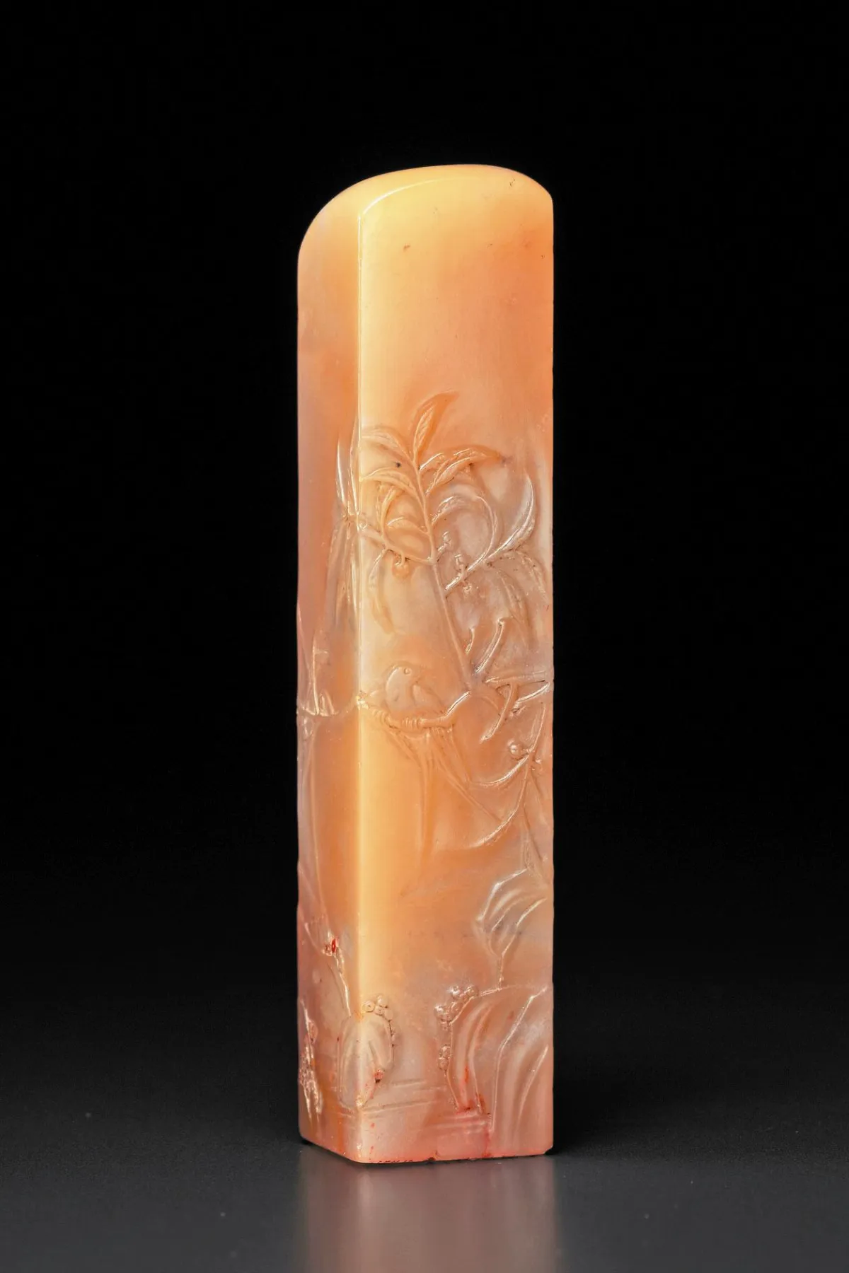 【清卿薄意】 杏燕薄意方章