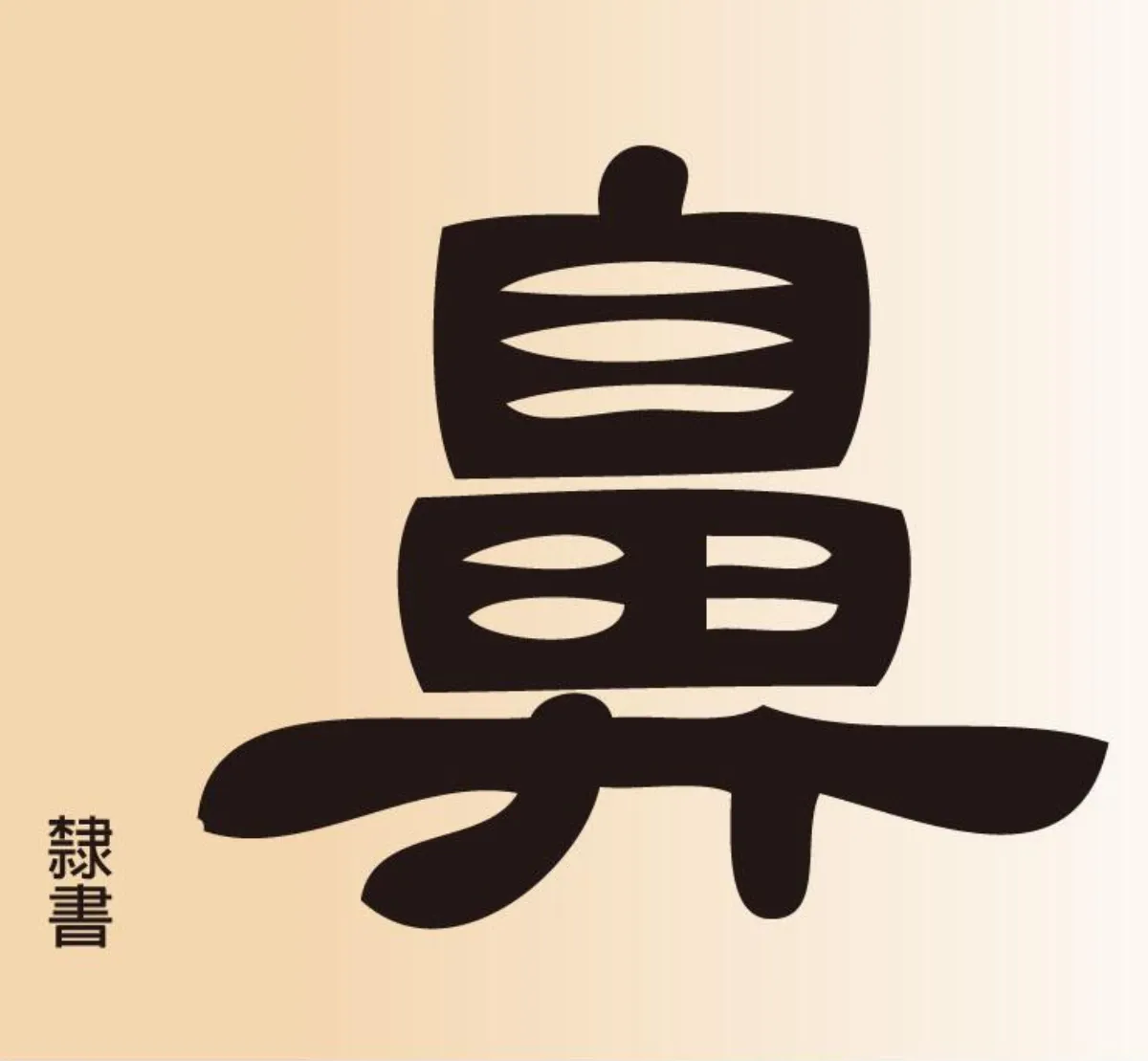 認識部首 鼻 部