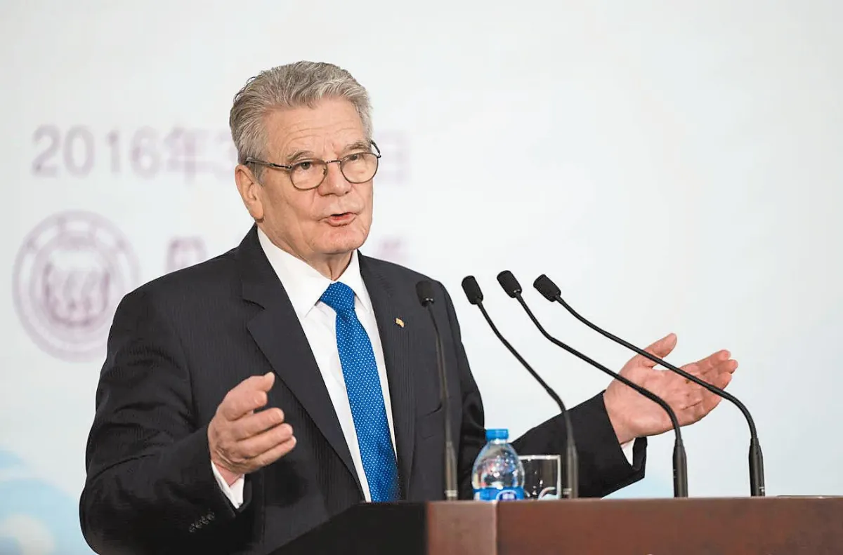 德總統上海演講 痛批共產主義