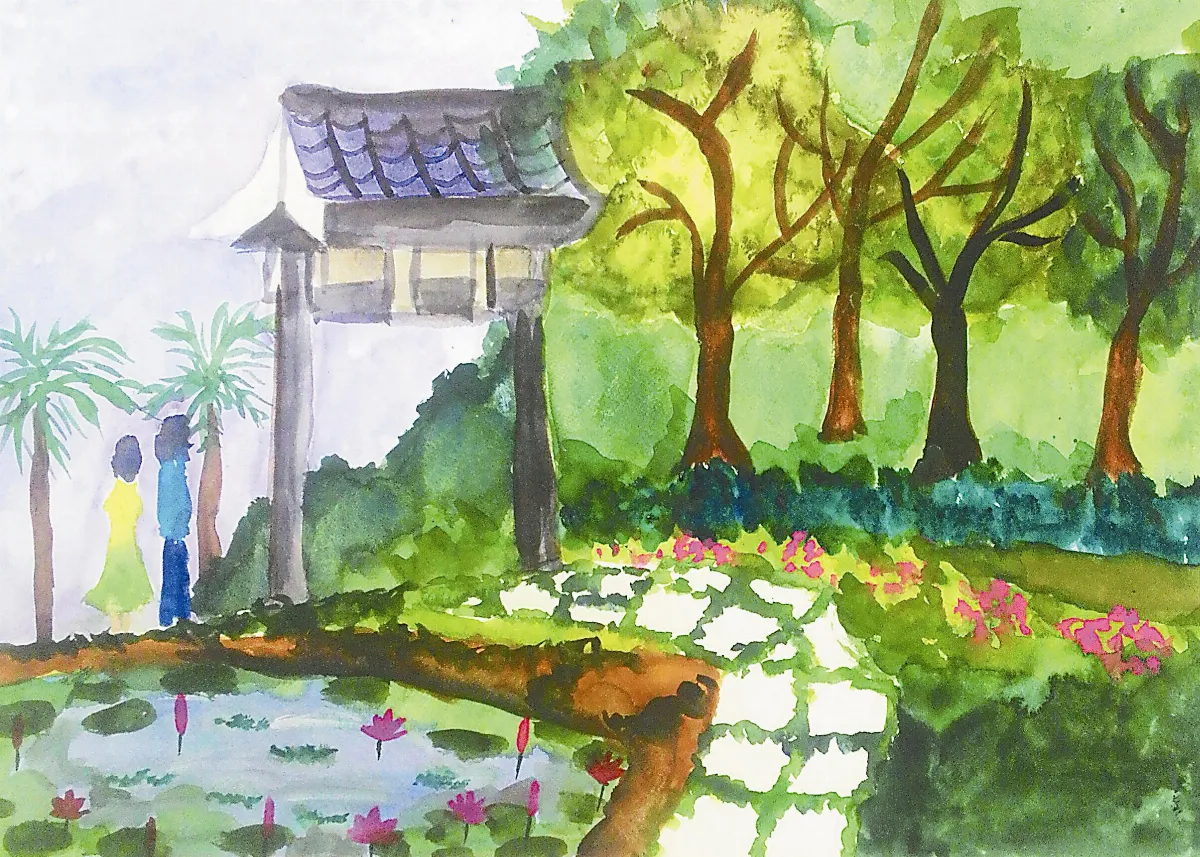 快樂塗鴉 簿 公園牌樓