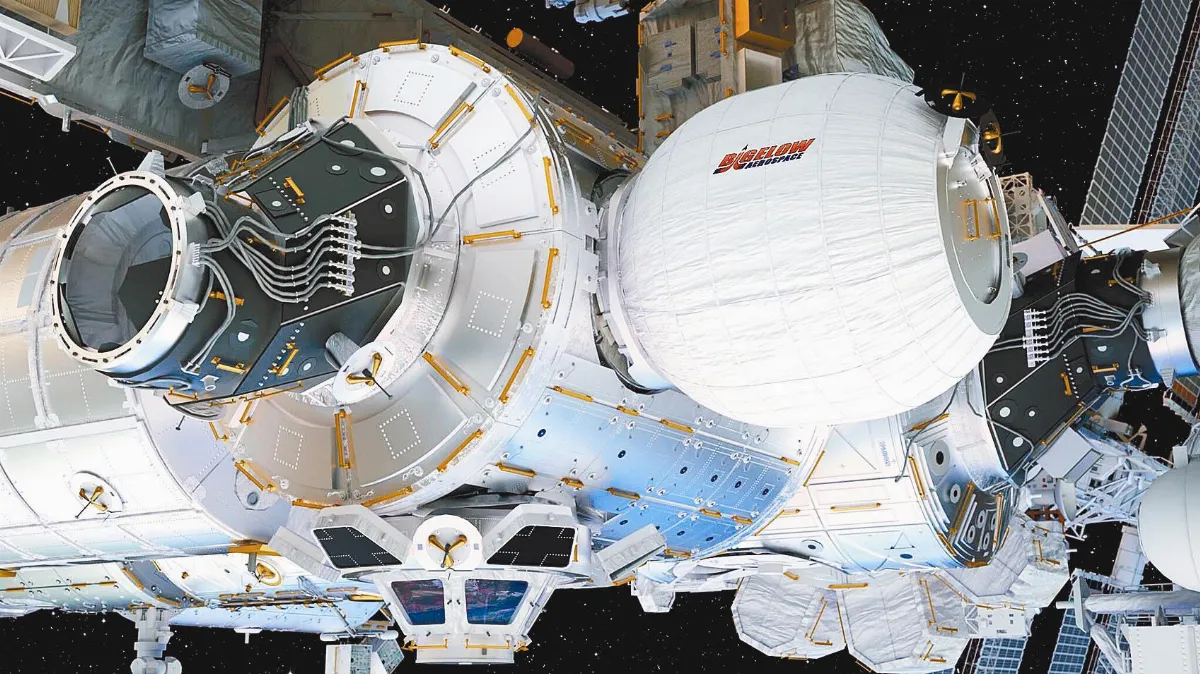 可停留兩年 太空人將擁充氣房間