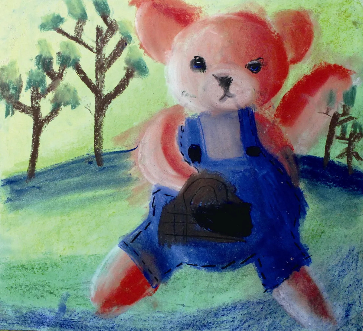 快樂塗鴉簿 小熊旅行去