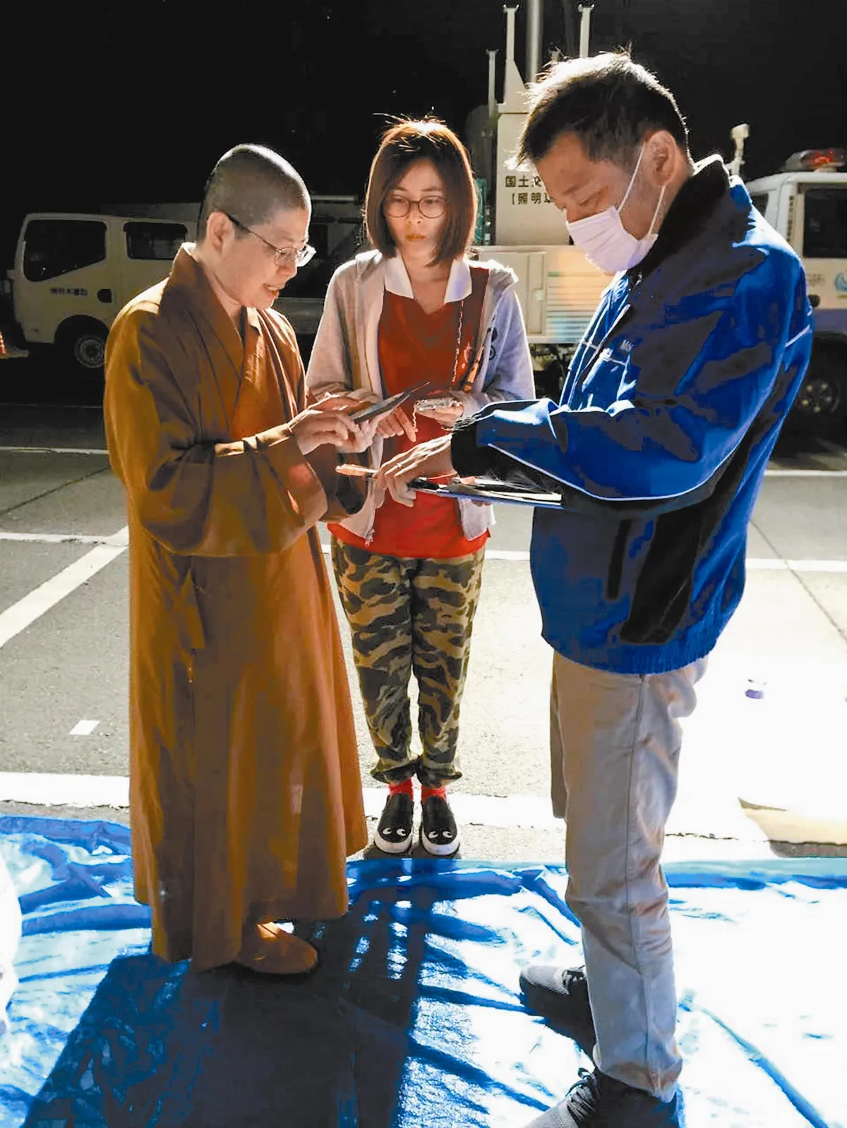 佛光山馳援熊本 災民淚光閃閃