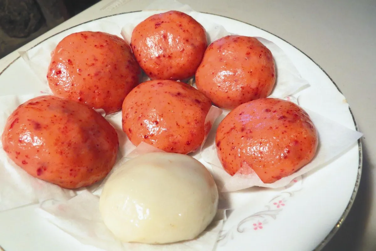 社區健康廚房 綜合堅果餡 紅麴粿