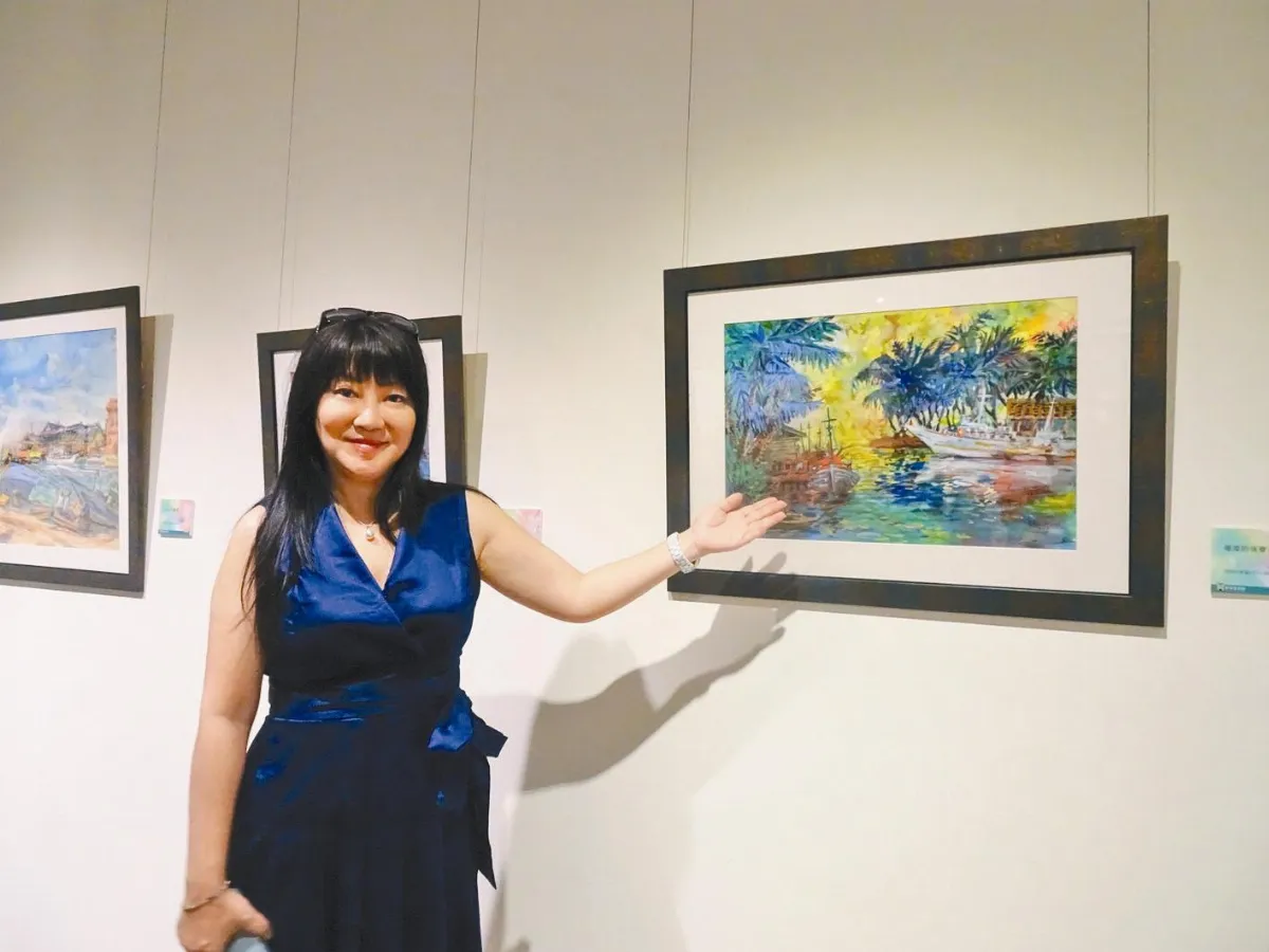 老頑童返鄉畫展 筆下風土壯闊