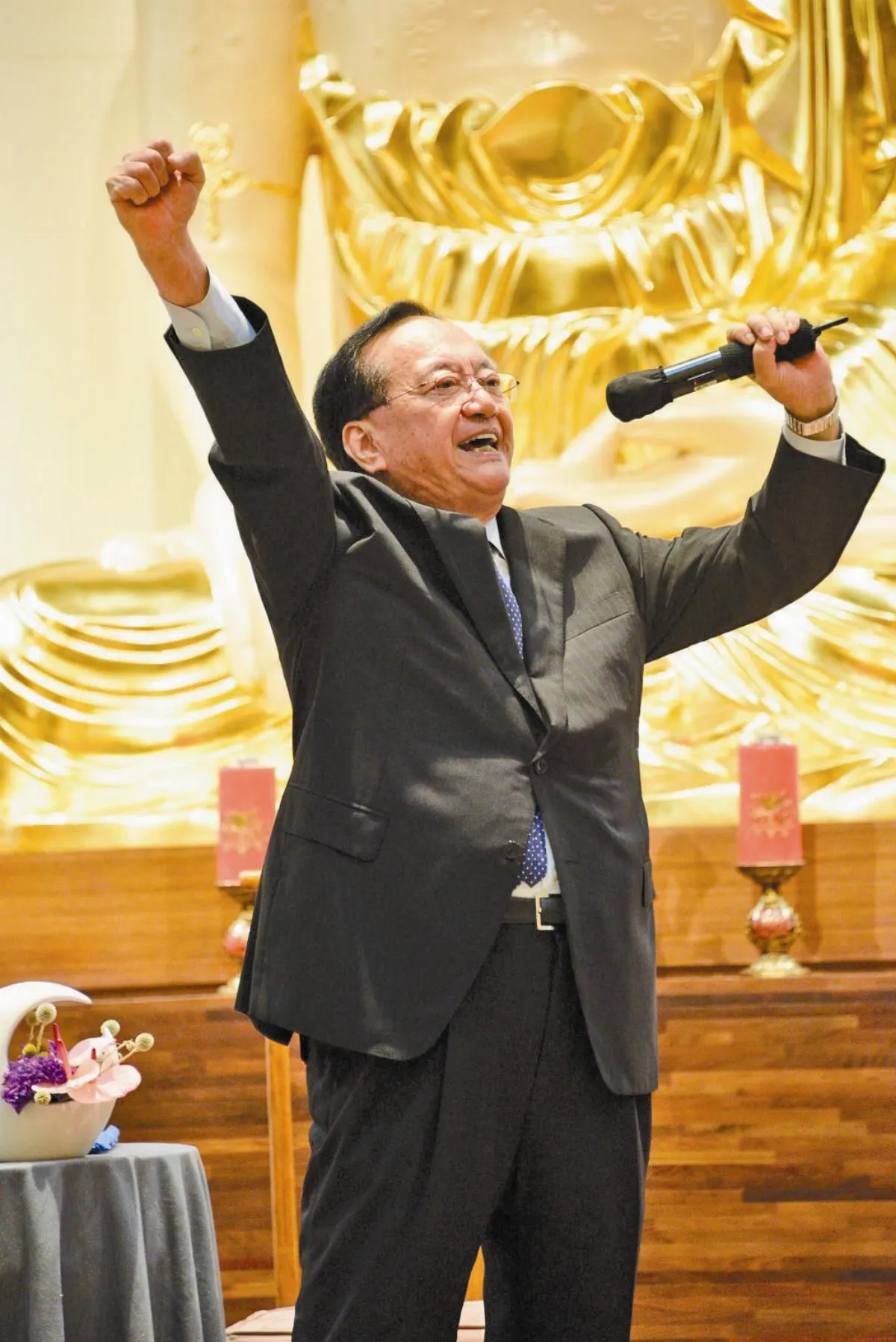 惠中寺「未來與希望」講座  人生禮物 黑幼龍闡述好性格