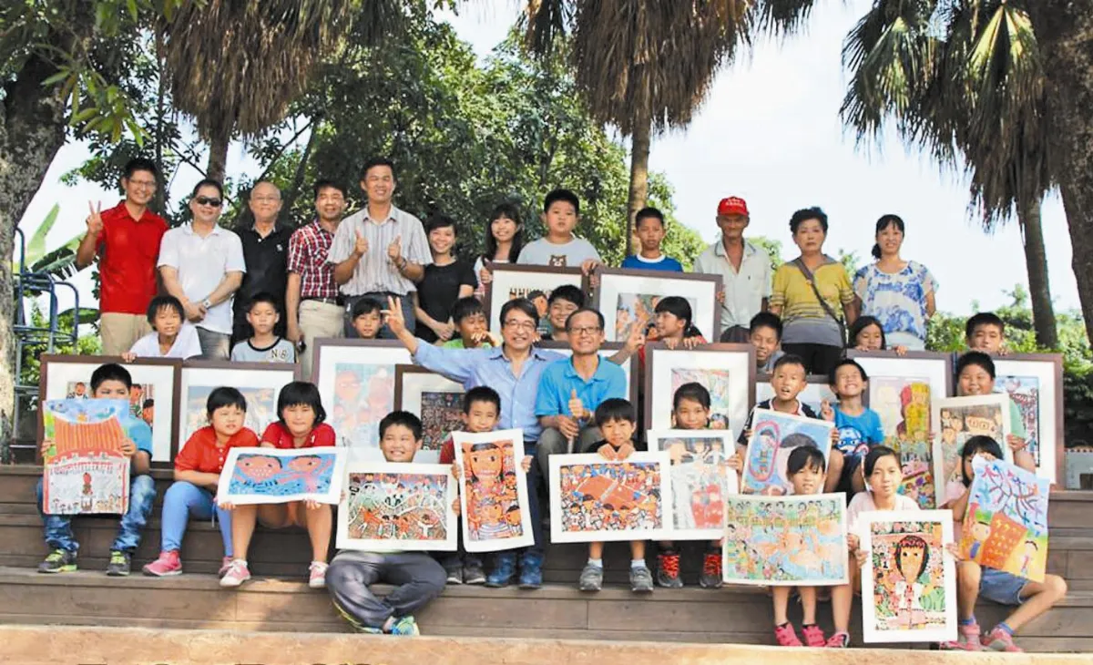 芒果樹下小藝術家 台北開畫展