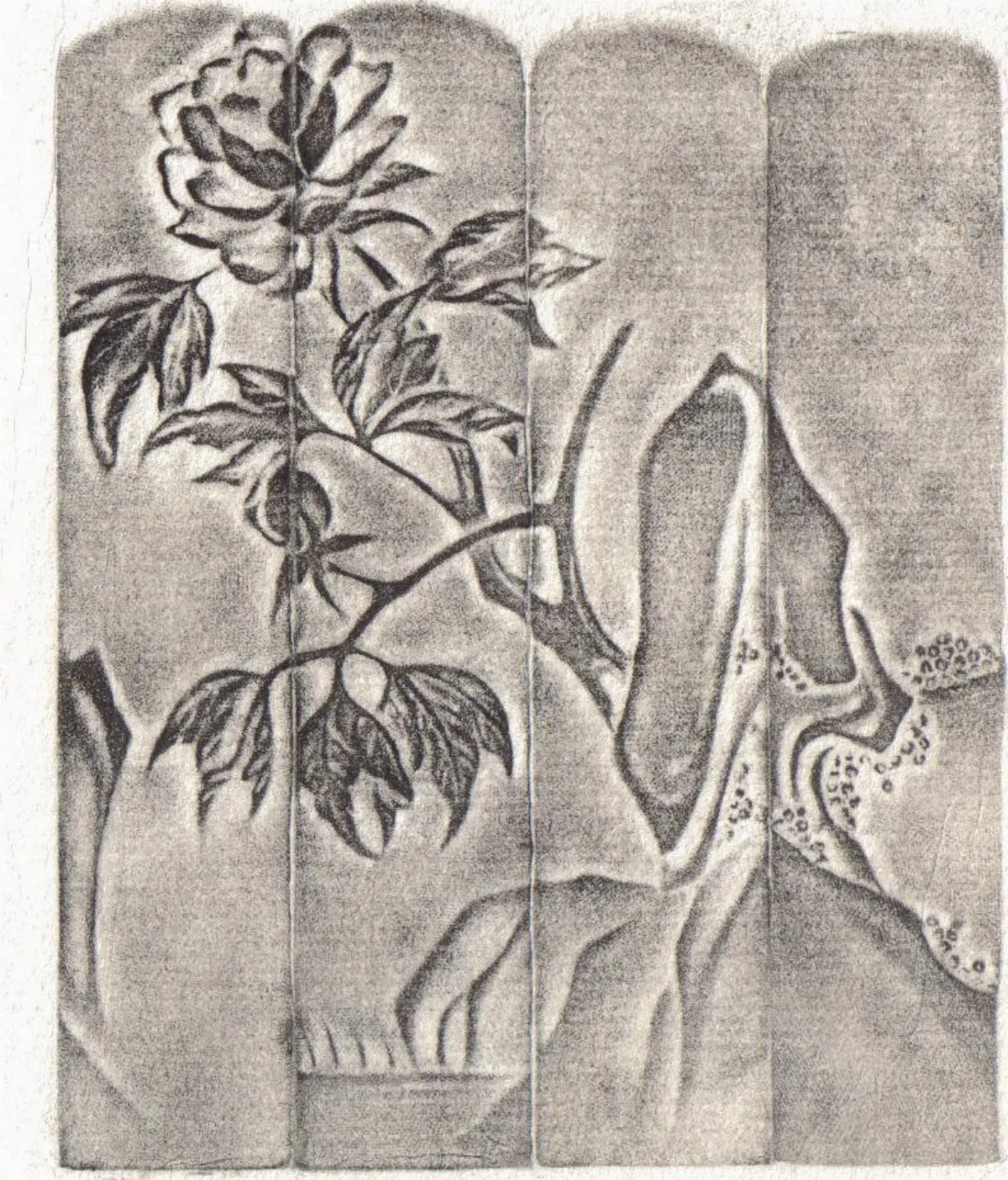【清卿薄意】牡丹薄意對章