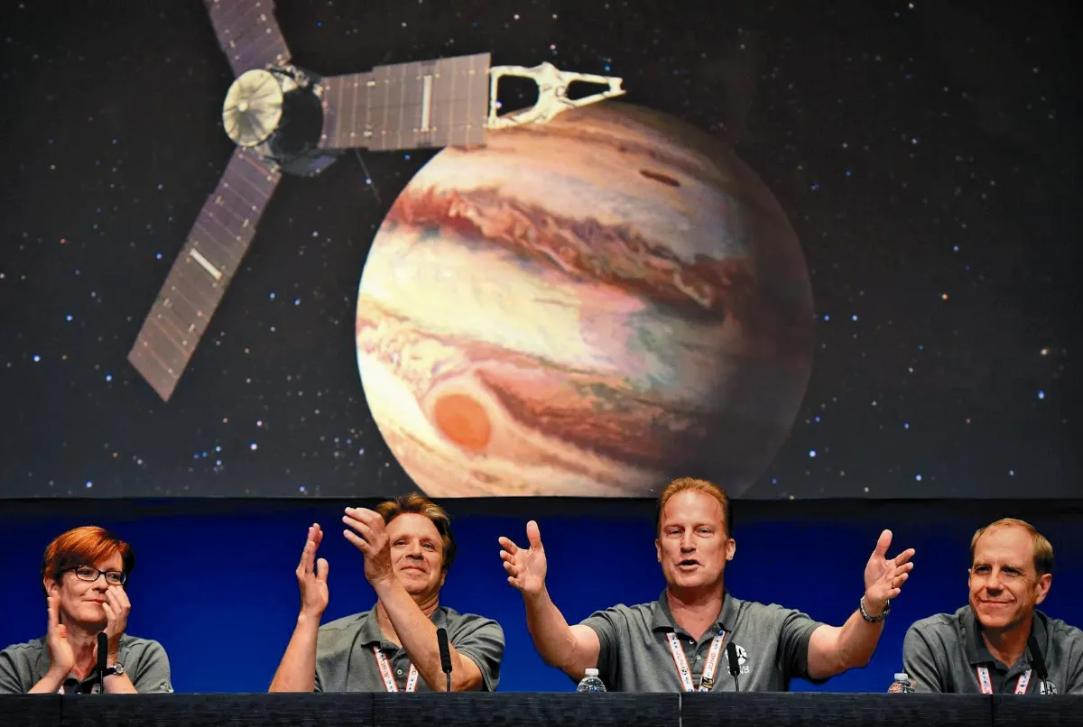 NASA：將揭神秘面紗 史上最近 朱諾號進入木星軌道
