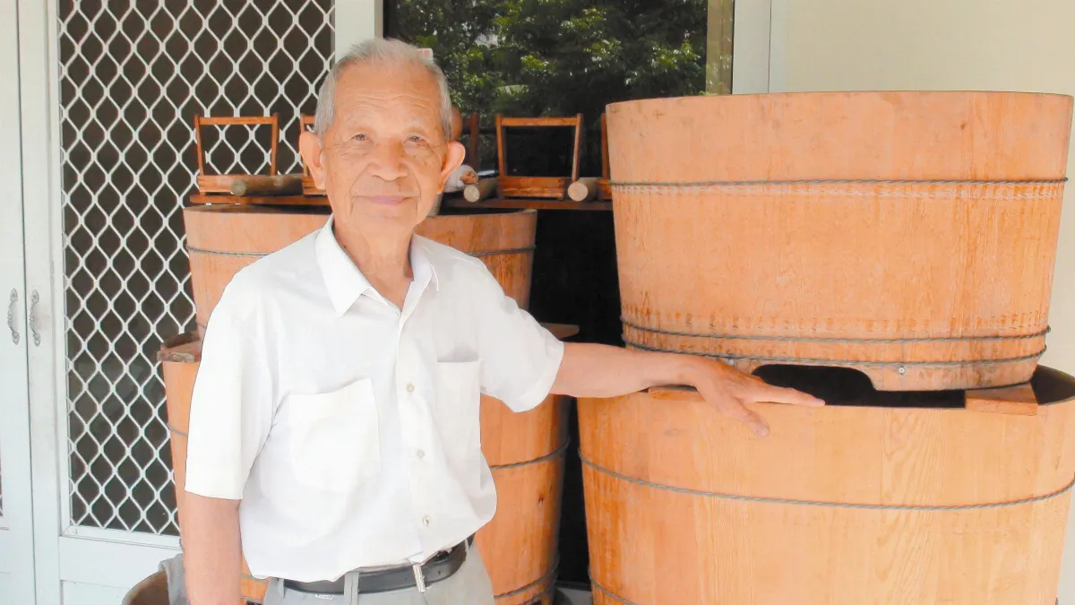 退而不休 91歲檜木桶師傅 桶桶都行