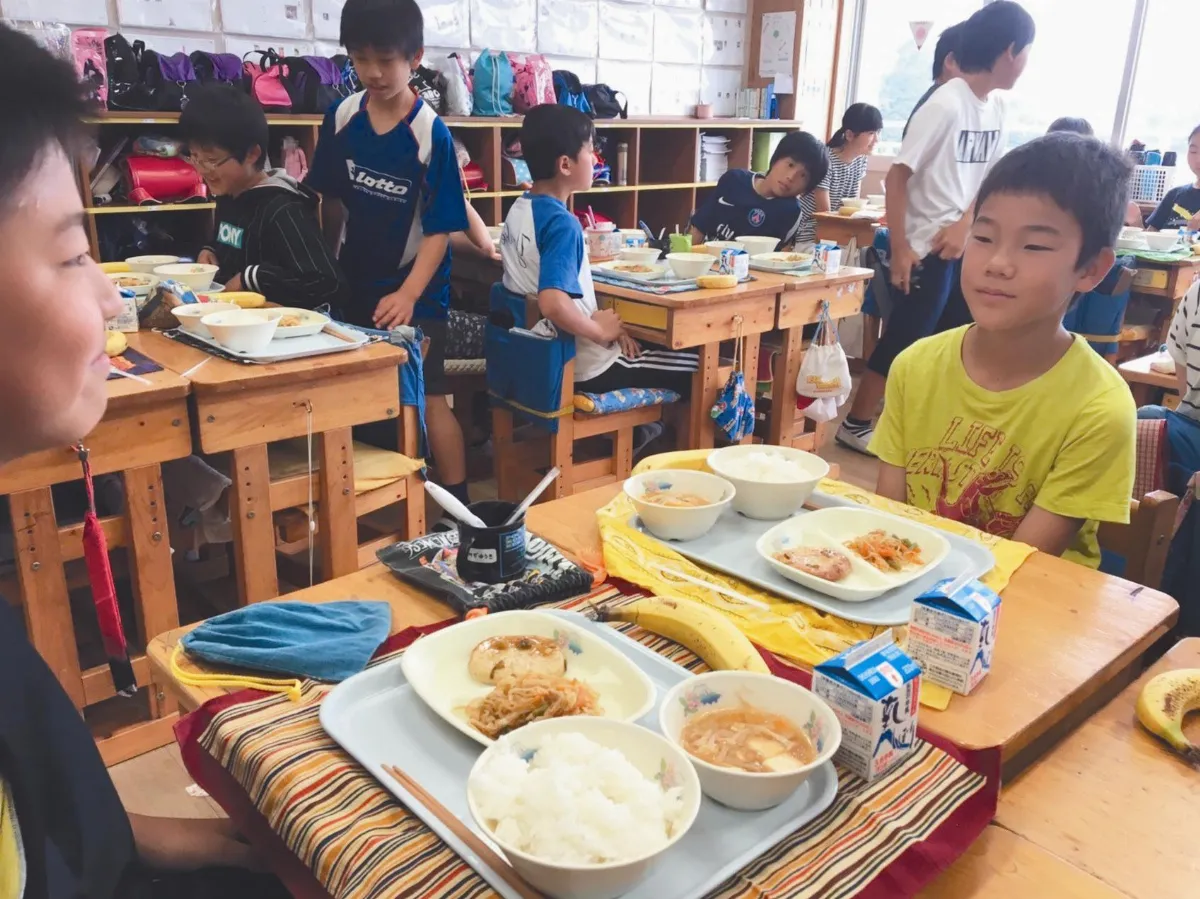 台灣香蕉攻日 上萬師生營養午餐A