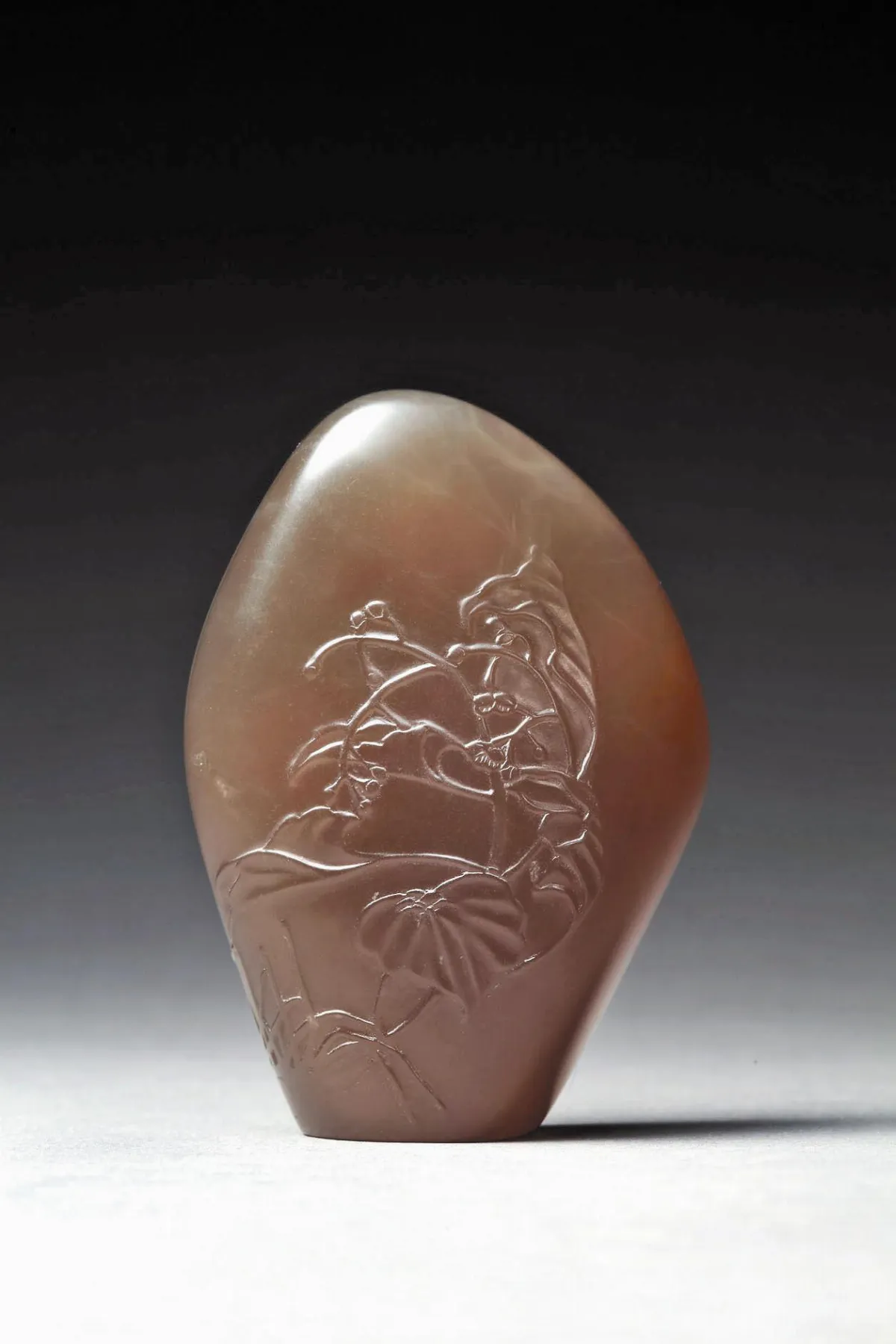 海【清卿薄意】 棠 薄意隨形章