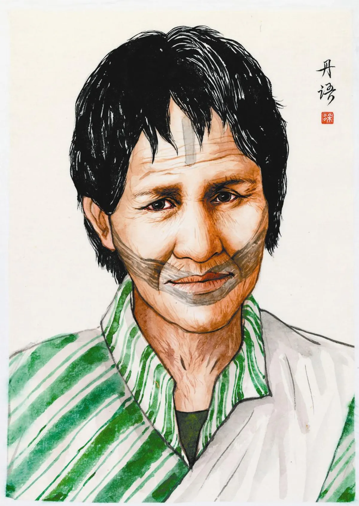 山與海的容顏 勞累的母親