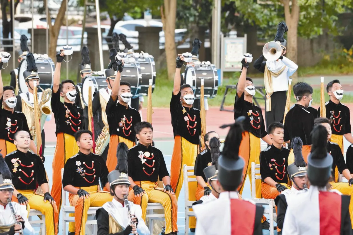 建中樂旗隊 陣容浩大拚世界賽