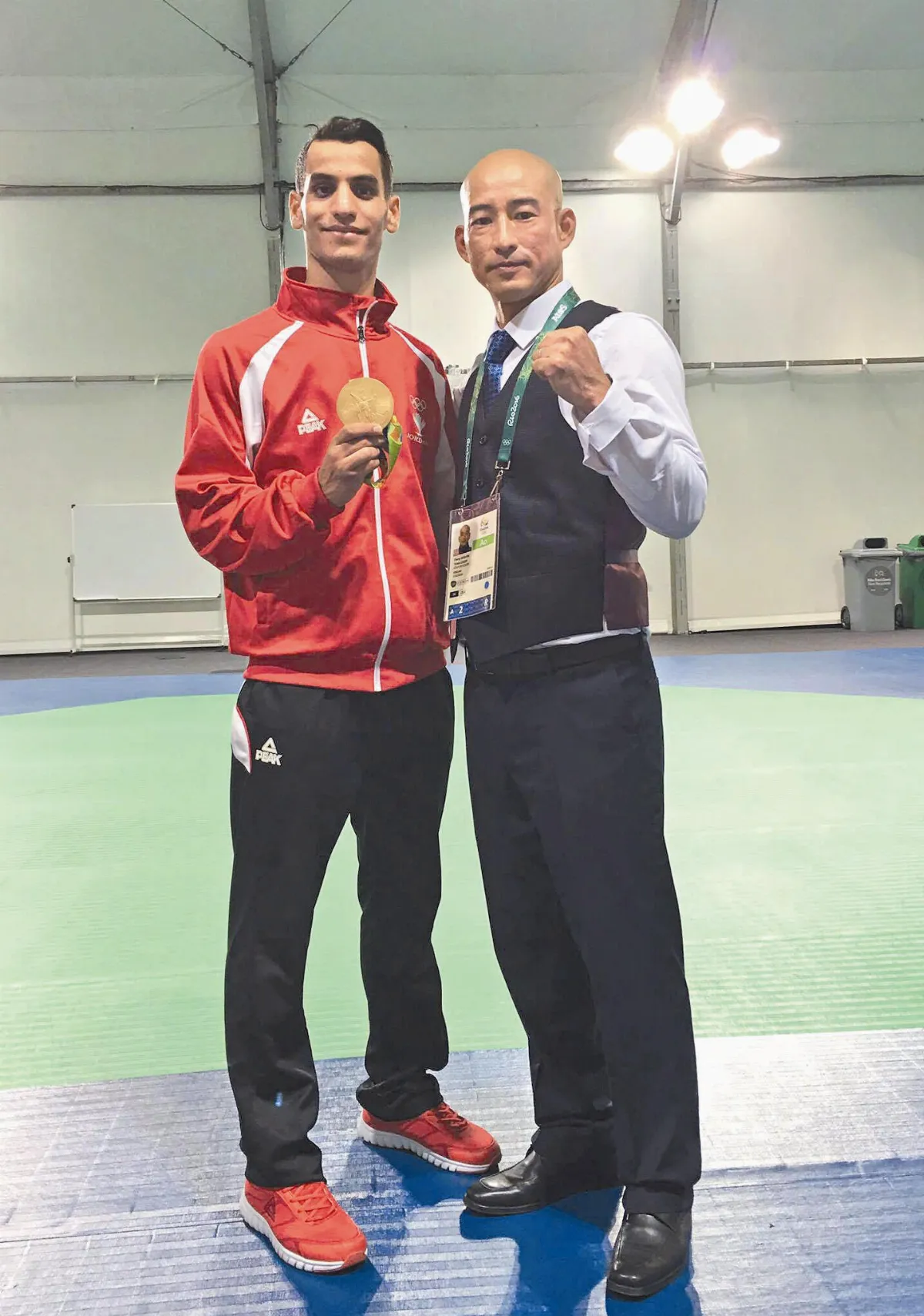 約旦奧運首金 功臣台員警