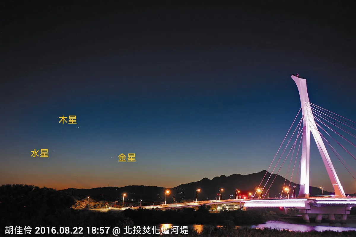 金星合木星 錯過得等半世紀