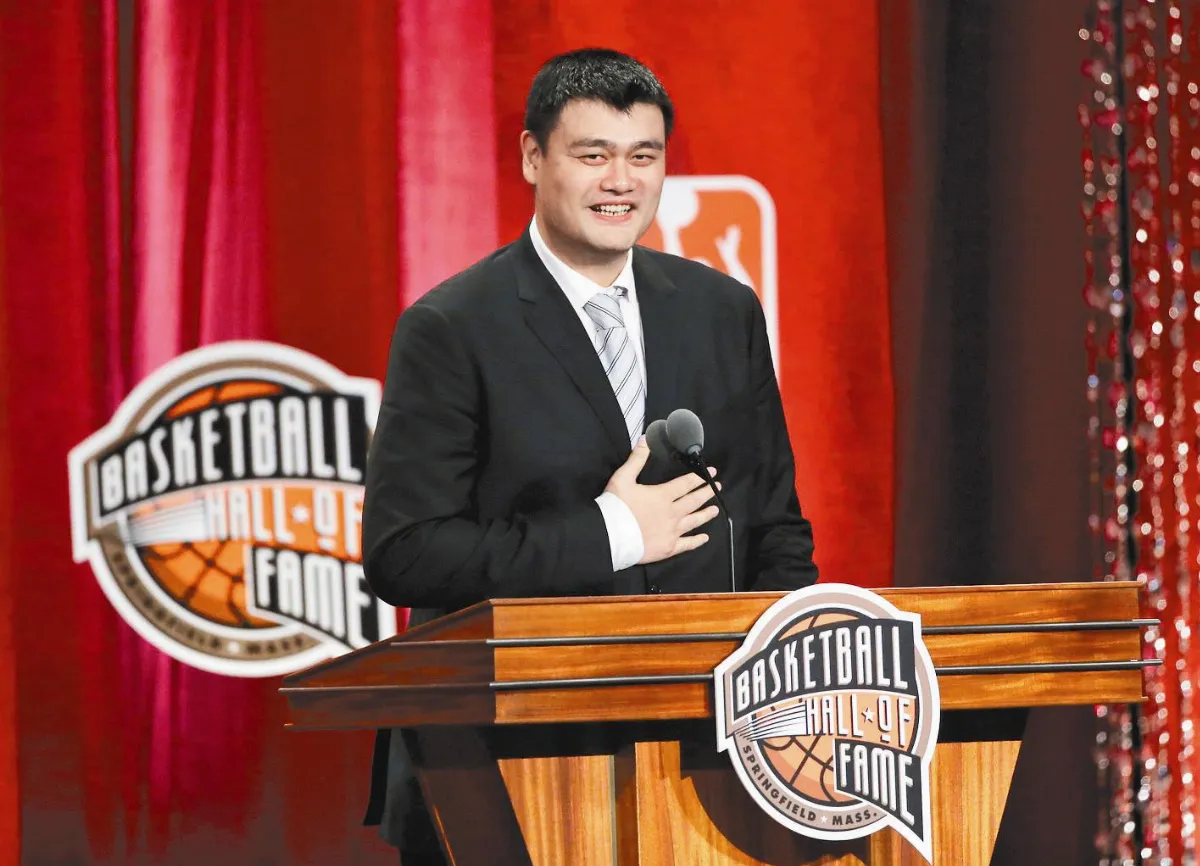 首位華人 姚明入選籃球名人堂