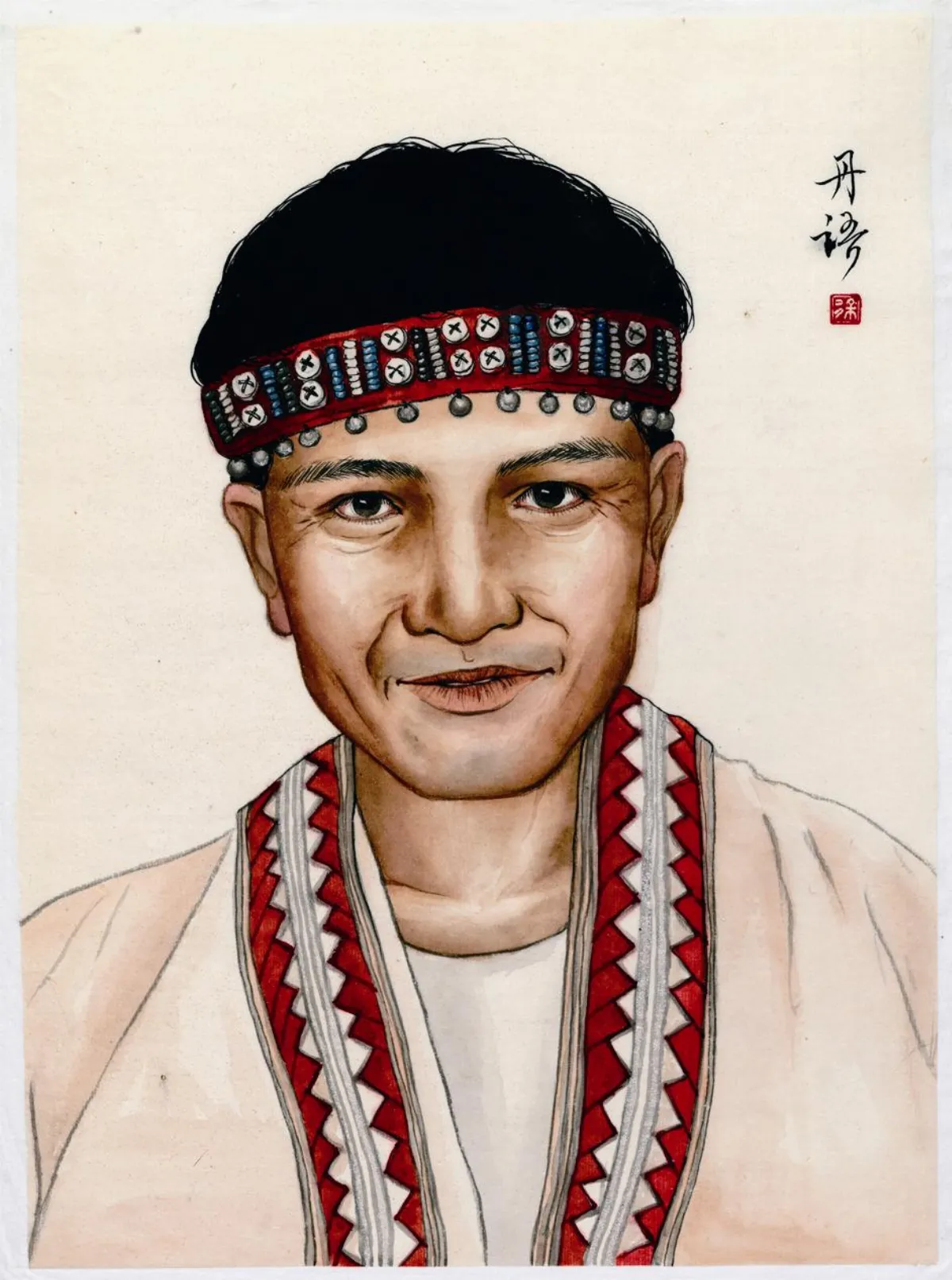 山與海的容顏 在森林中漫步的叔叔