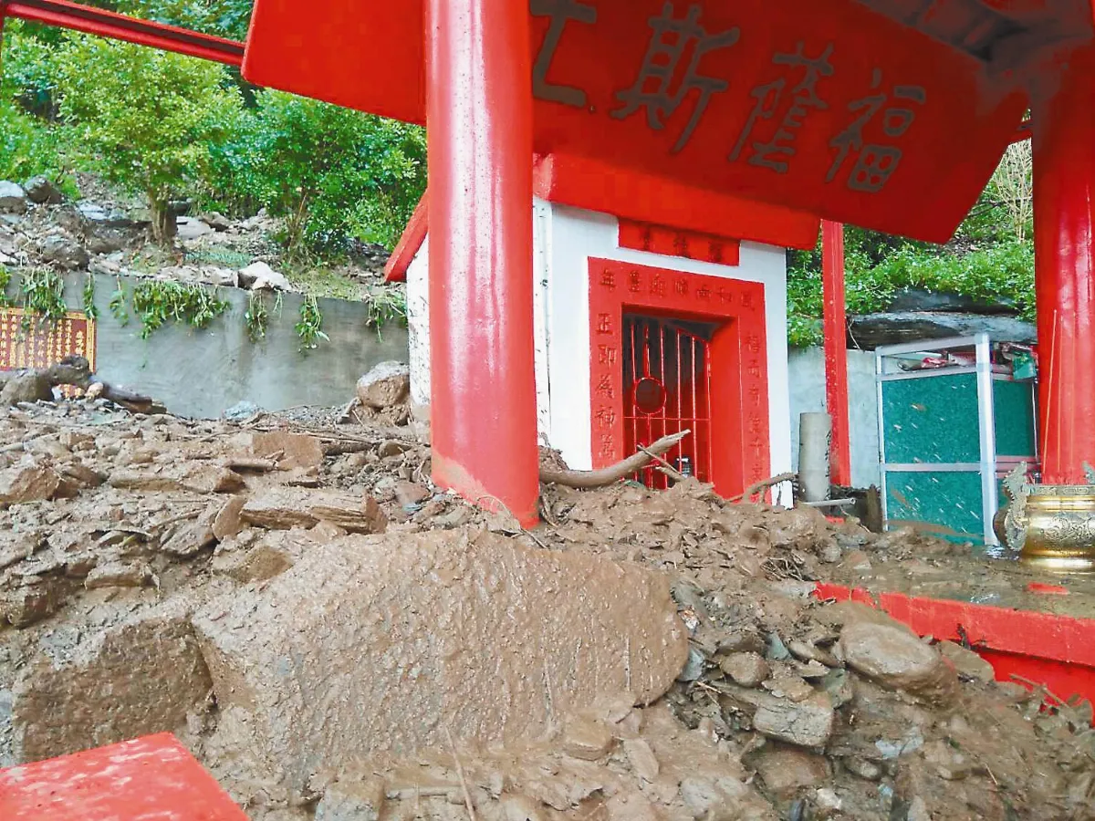 土石流狂襲紅葉村 50年最慘