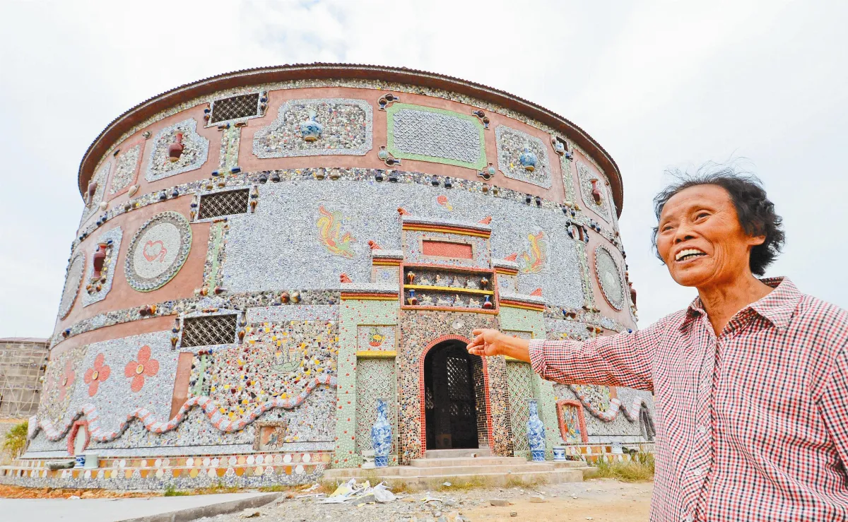 瓷婆婆 一生積蓄建千年瓷宮