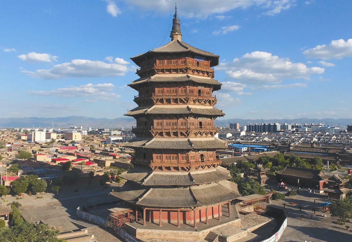 山西應縣木塔 世界最高木塔