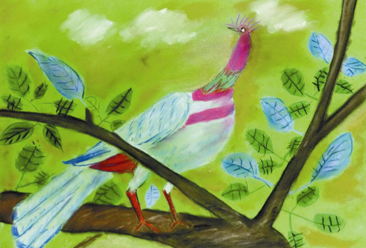 快樂塗鴉簿  吉祥鳥