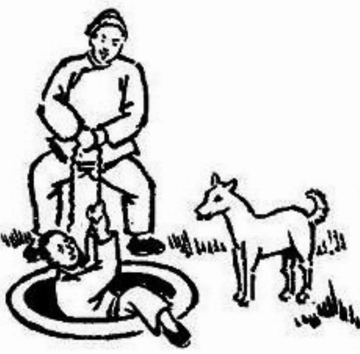 【豐子愷．護生畫集】 慧犬