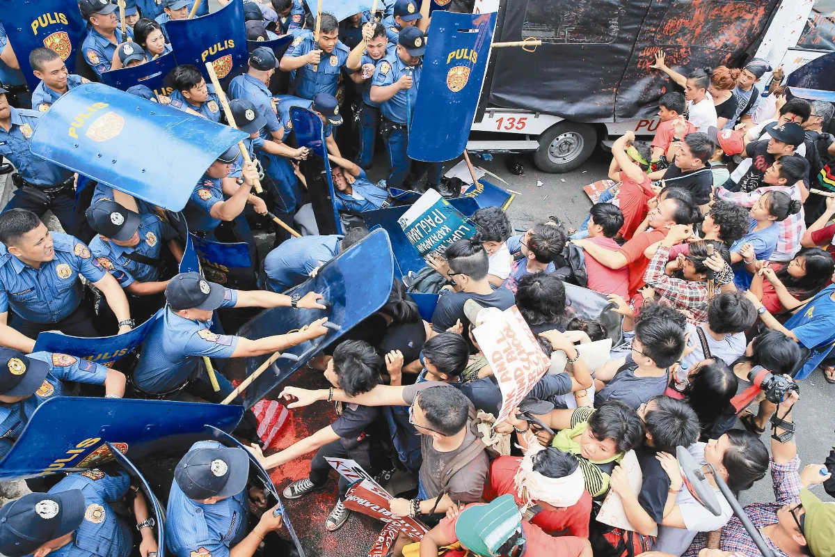 菲國反美示威 爆流血衝突