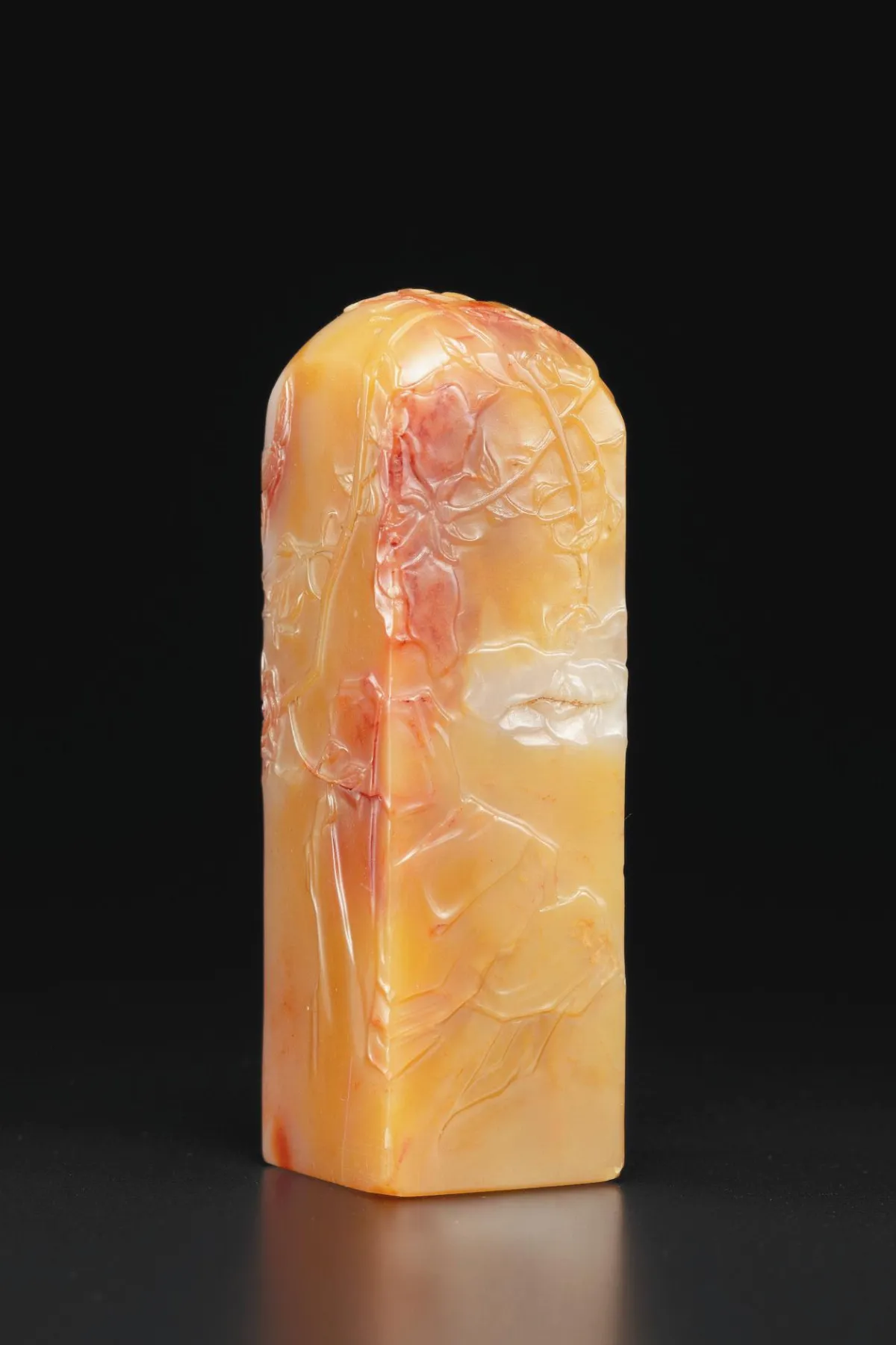 【清卿薄意】 玫瑰薄意方章