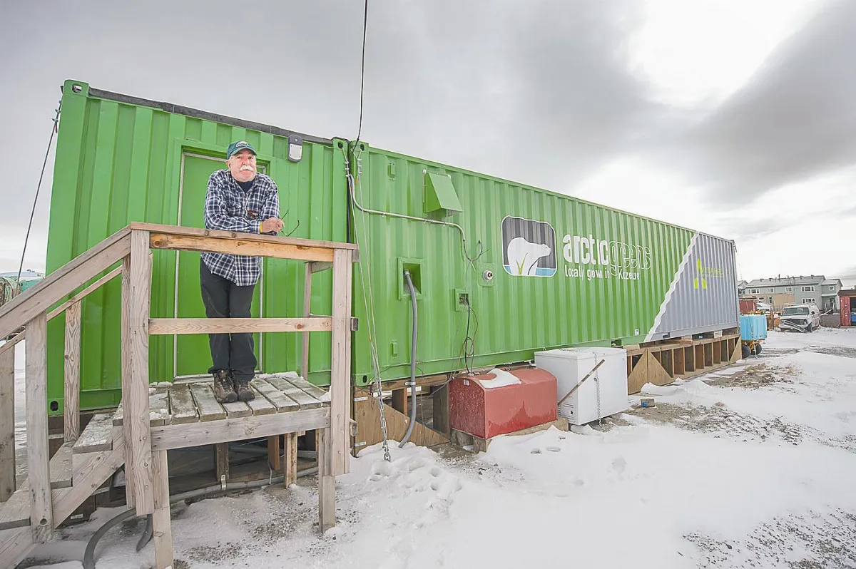 貨櫃種蔬菜 北極圈嘗鮮