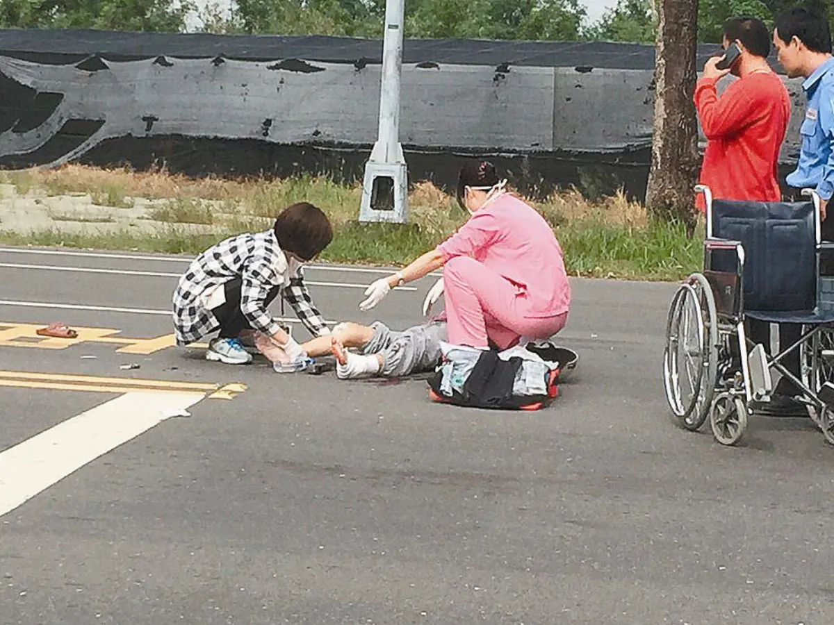 國道救人護士 再救車禍傷者