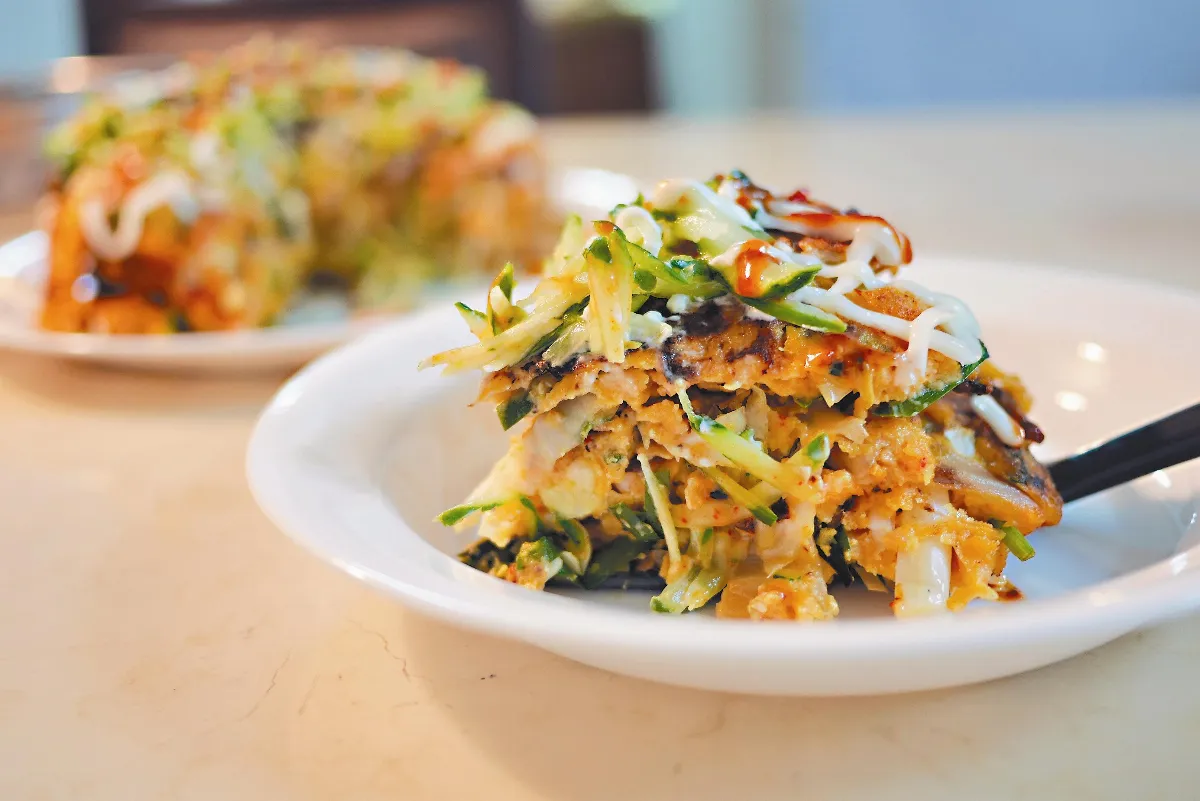 藍山炊煙 韓式泡菜煎堆