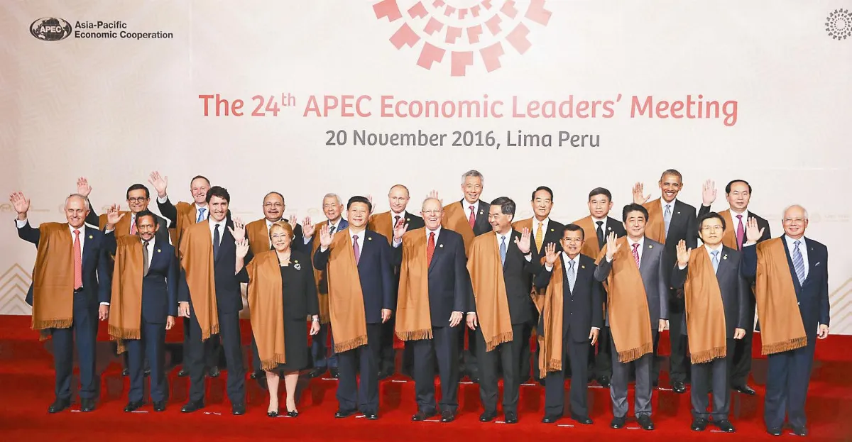11／20祕魯 APEC領袖宣示 對抗保護主義