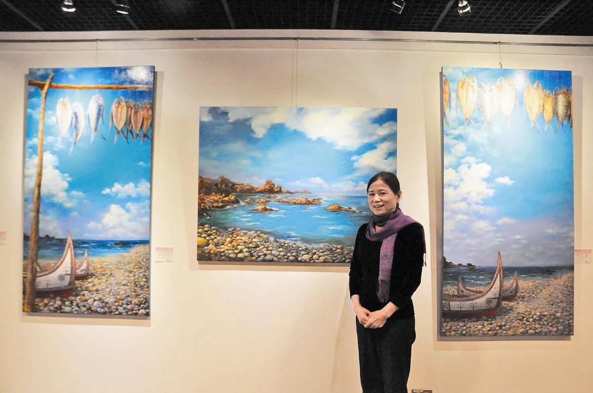 從賣炭烤到畫家 廖美惠蛻變人生