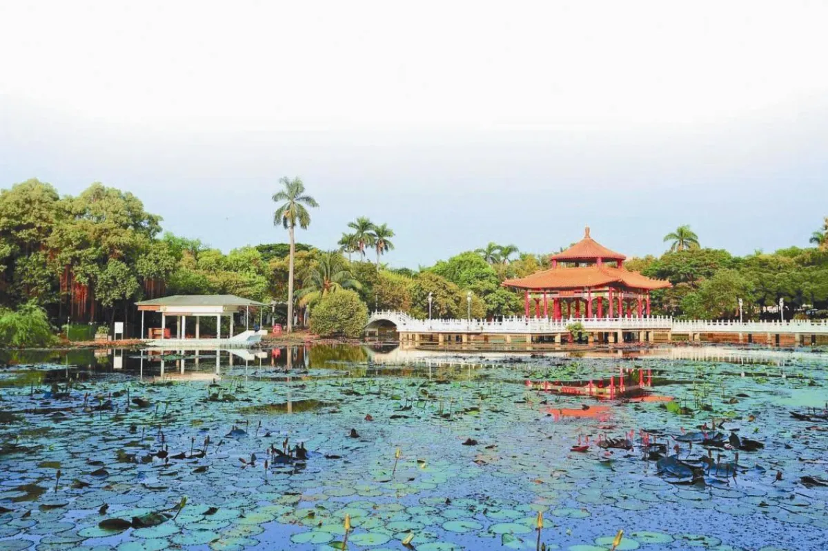 台南公園慶百歲 還原日式瀑布