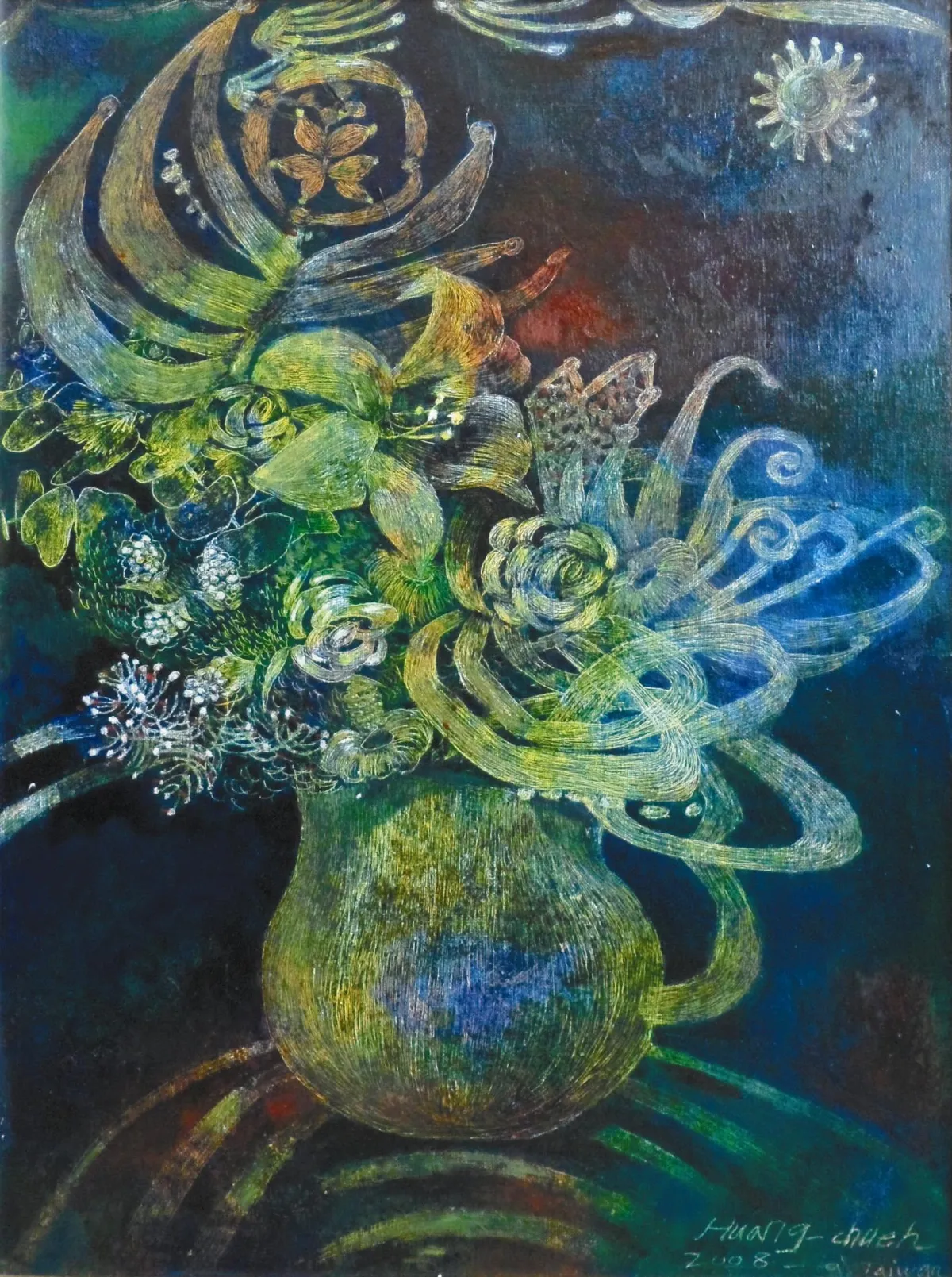 浮世畫框 有花的靜物