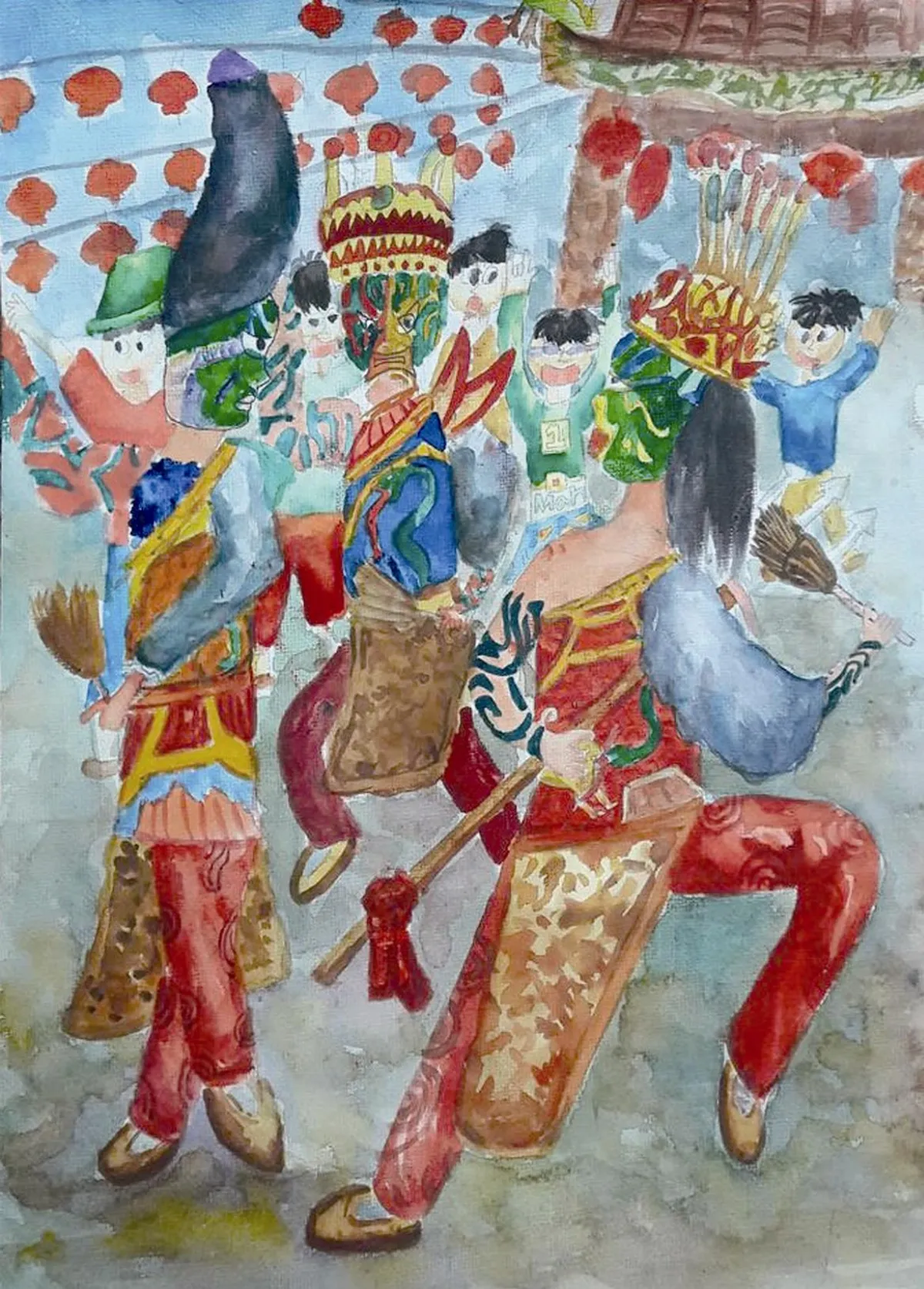 快樂塗鴉 簿 八家將