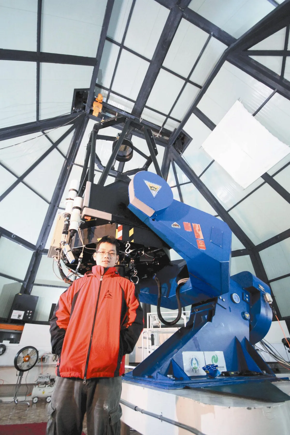 駐守天文台 蕭翔耀陪星星過年