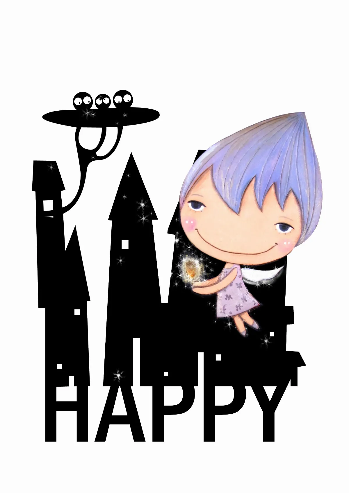 浮世畫框 Happy 快樂