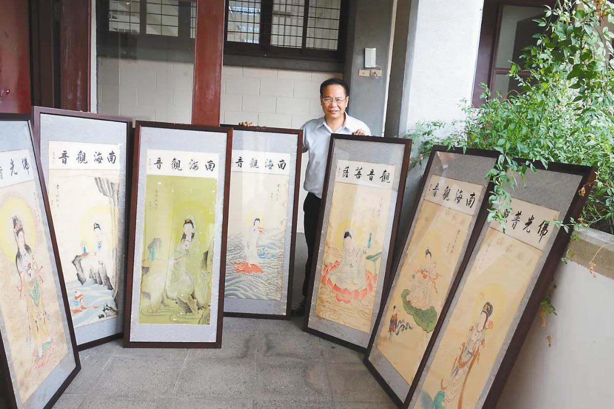 角落塵封竹筒 竟藏珍貴觀音畫