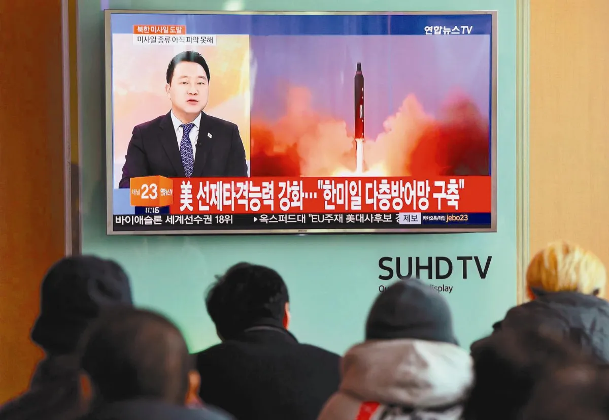 美日高球外交 北韓再射導彈