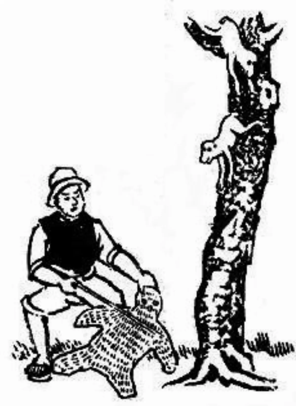 【豐子愷．護生畫集】 母之皮