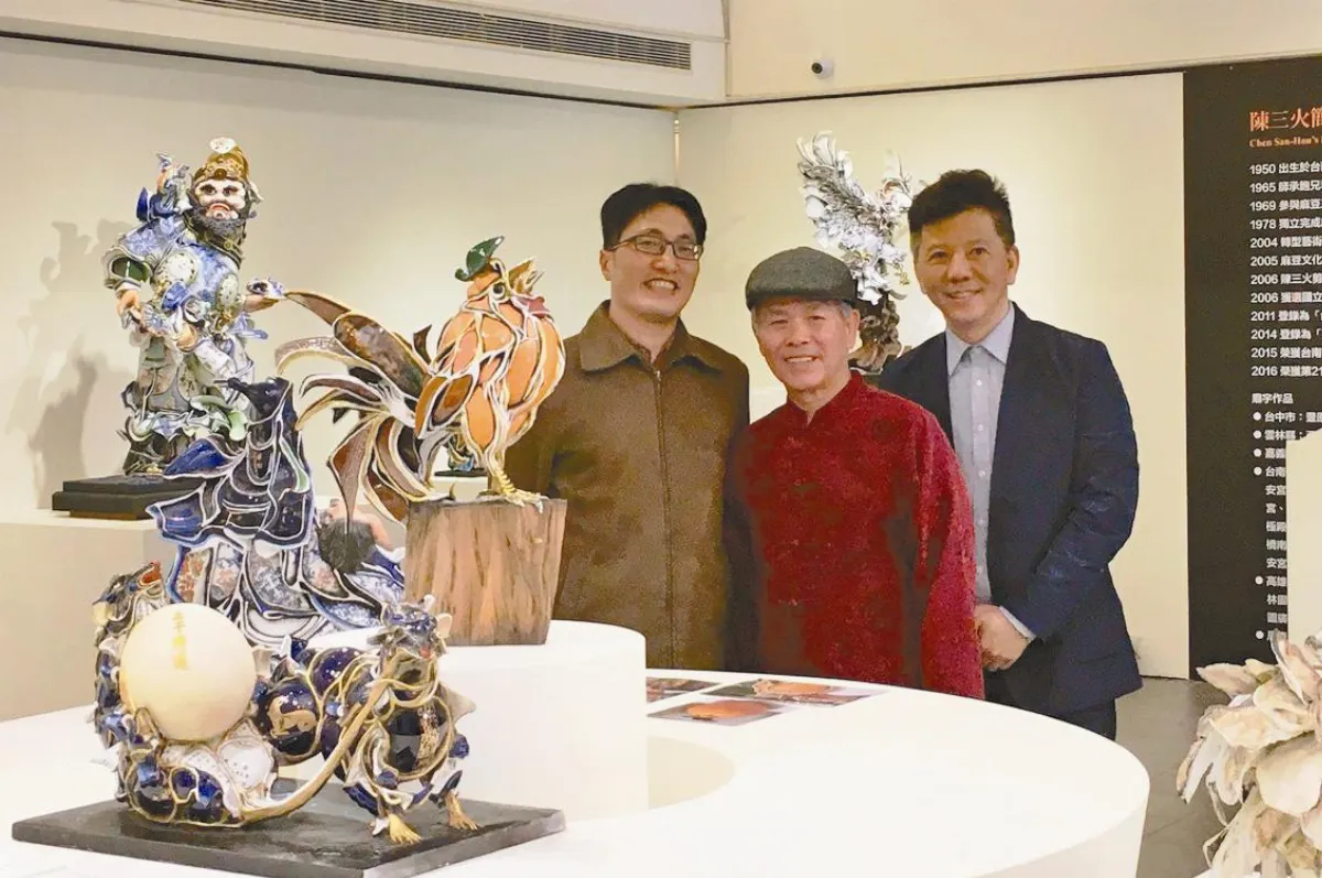 碎瓷剪黏特展 大師校園秀技藝