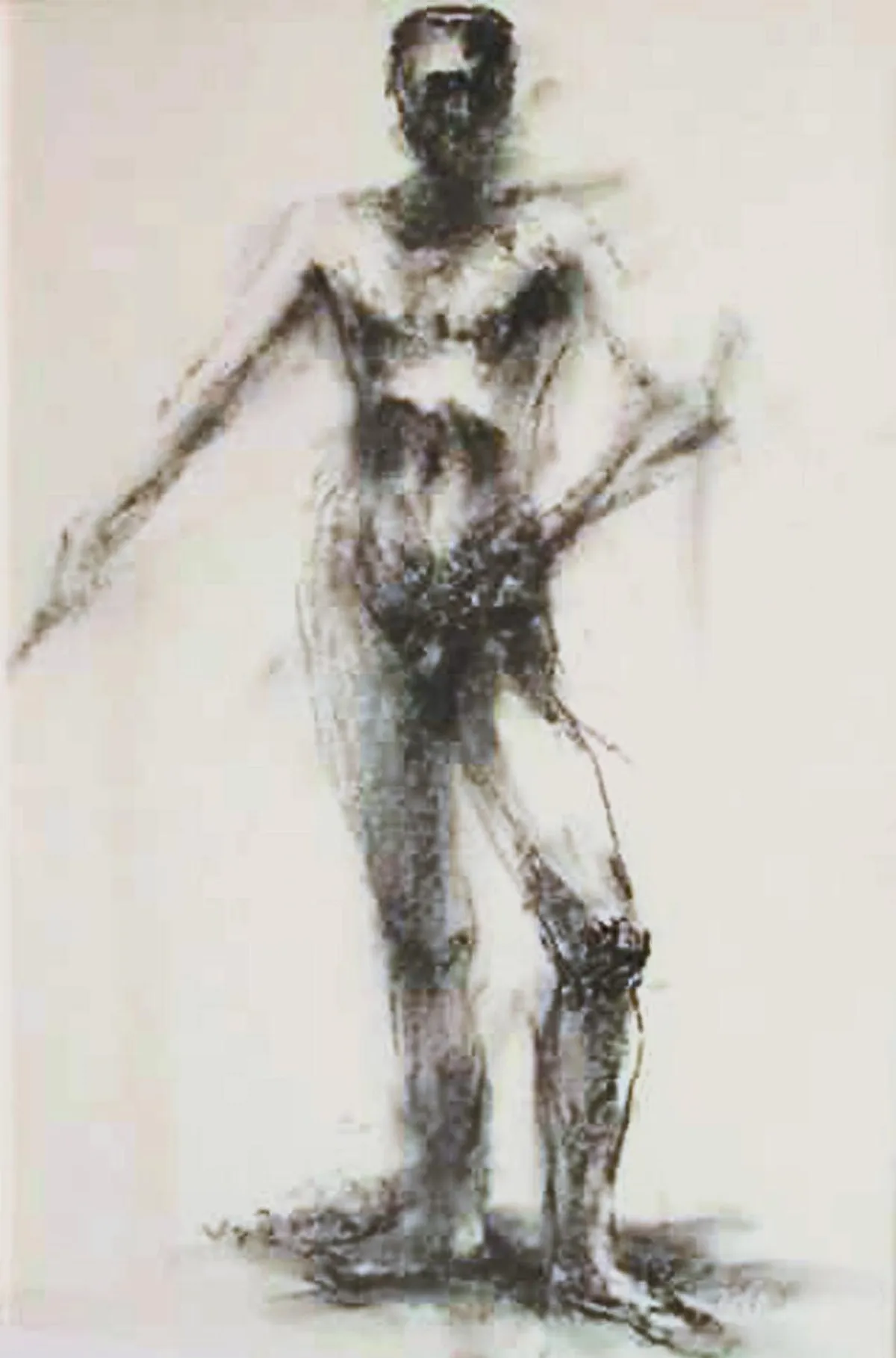 人生風景 立──觀黃源勇老師炭筆素描畫作