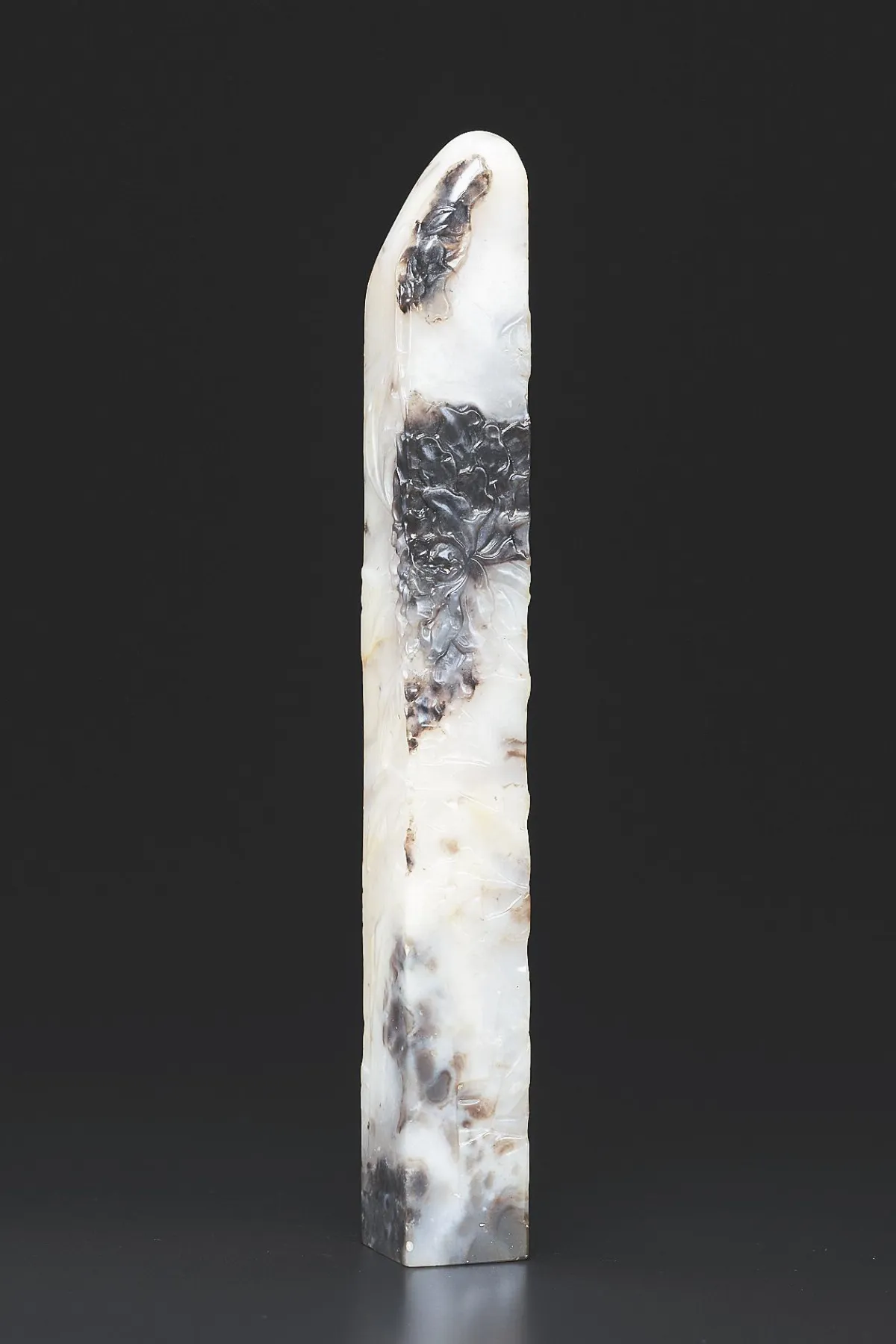 【清卿薄意】 牡丹薄意方章